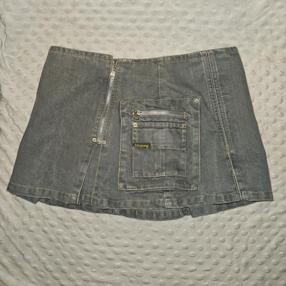 Billabong Gray Mini Skirt - Picture 4 of 4